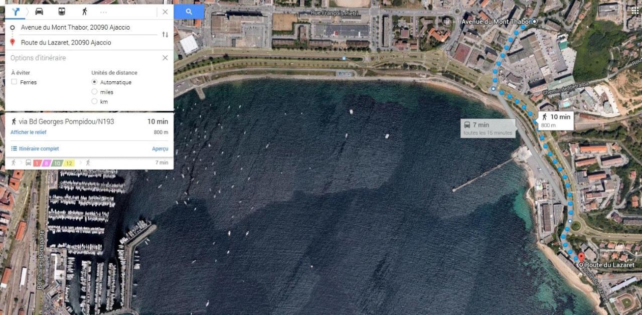 Bel Orizonte, Grand Appart 70M2 Vue Mer Ajaccio  Exteriér fotografie
